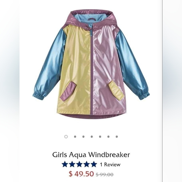 Andy & Even Aqua Rainjacket 2T/3T - Picture 2 of 2